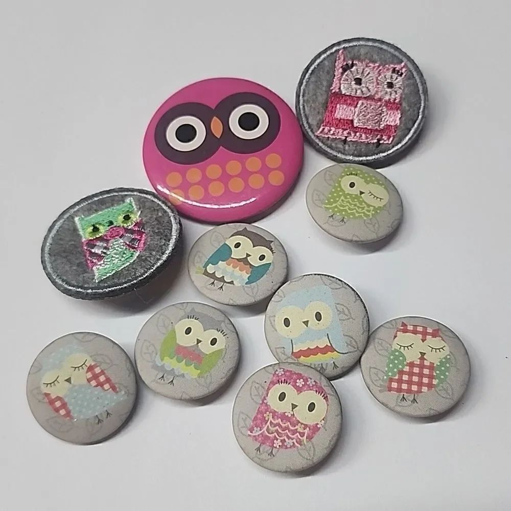 Owl Pin Brooch Lot of 10
